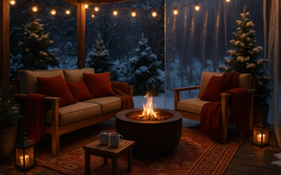 Creating a Cozy Outdoor Oasis for Winter Relaxation