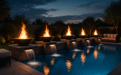 Elevating Outdoor Spaces with Fire and Water Features