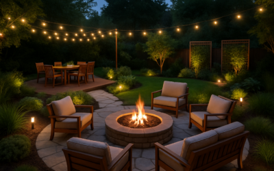 Creating the Perfect Backyard Retreat with Fire Pit Layouts and Design Zones